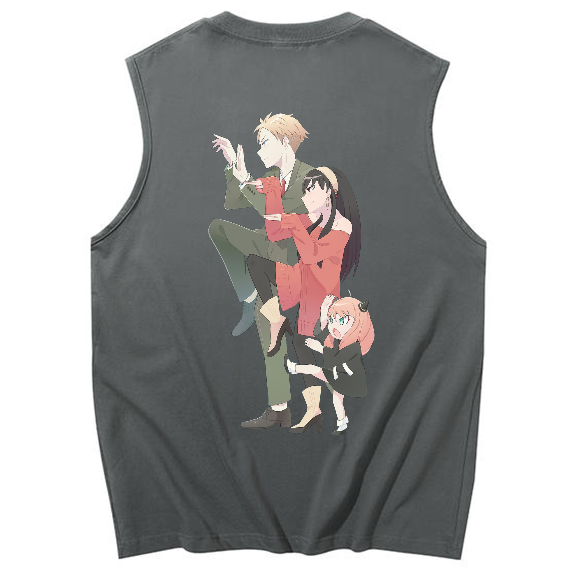 （画像用） SPY×FAMILY间谍家家酒 コットン100％タンクトップ（背面プリント）